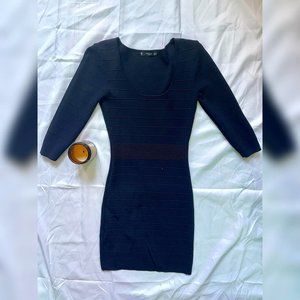 Mango Blue Marine Skinny Minidress